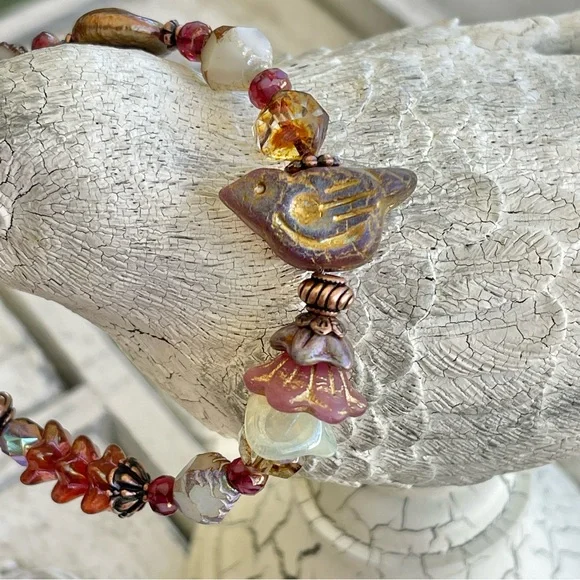 ARTISAN Bracelet “Heather and Wild Roses” - Picture 3 of 11